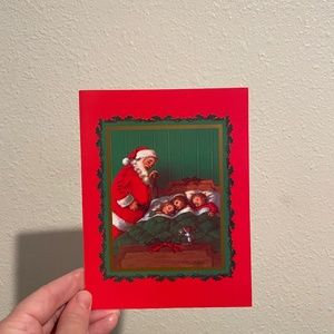 Lot of Vintage Christmas cards, santa